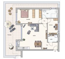 Penthousewohnung, rund 110 m²